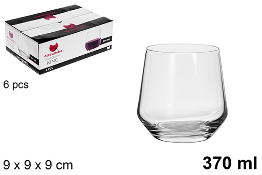 [123275] Vaso cristal king 370 ml