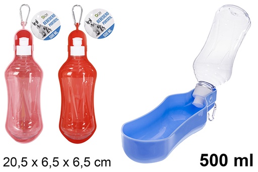 [123278] Abbeveratoio portatile per animali domestici da 500 ml