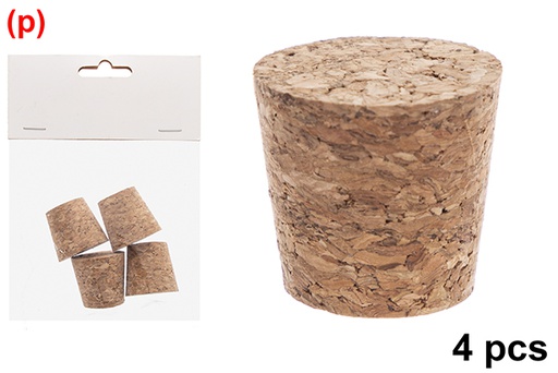 [123283] Rolha de cortiça 4 peças