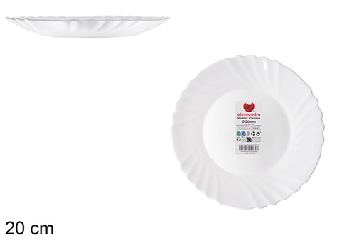 [123311] Prato de sobremesa opala Clariano 20 cm