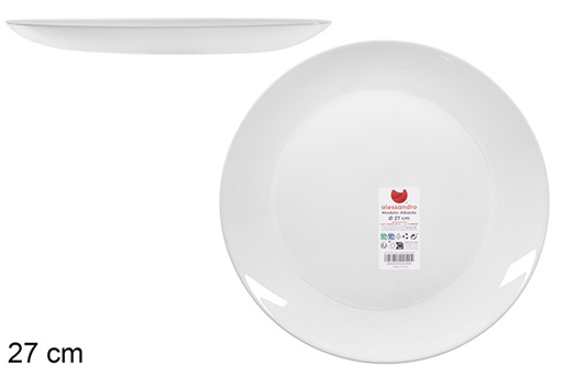 [123312] Piatto piano in opale Albaida 27 cm