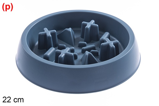 [123346] Mangiatoia in plastica per animali domestici da 22 cm