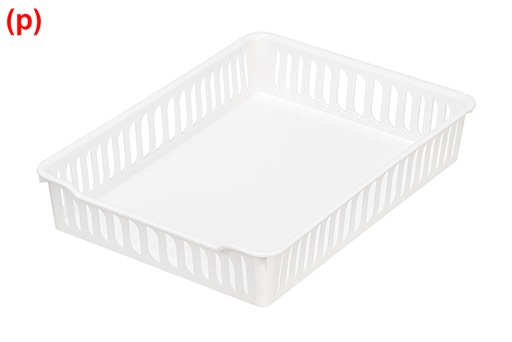 [123454] Cesta organizadora blanca Prime A4