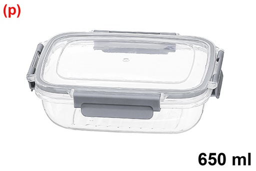[123462] Storage Box with Red Lid – 650 ml