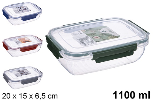 [123463] Contenitore con coperchio rosso – 1100 ml