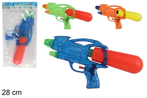 [123543] Pistola de agua colores surtidos 28 cm(123575)