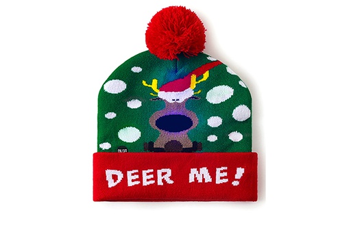 [123747] Cappello di Natale da cervo con LED