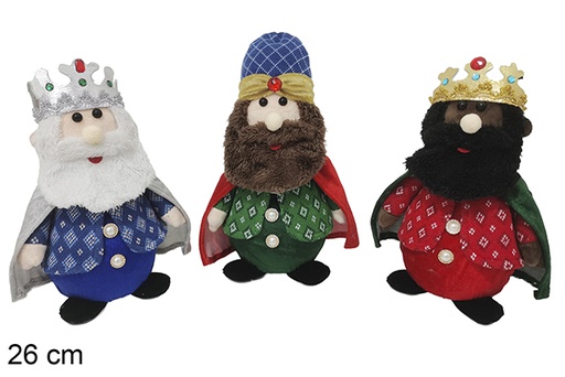 [123791] Reyes magos con luz 26 cm