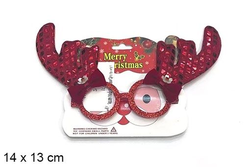 [123804] Gafas Navidad 14x13 cm