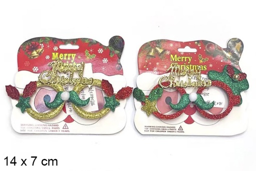 [123809] Bicchieri di Natale 14x7 cm