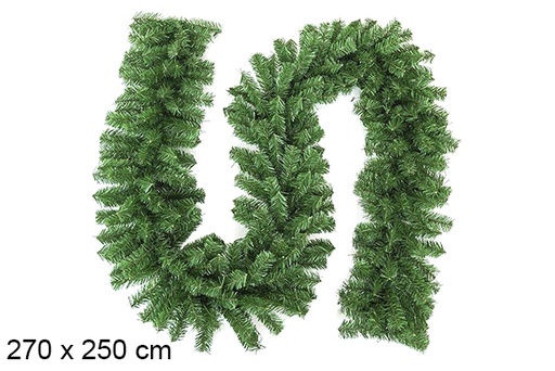 [123811] Ramo decorativo verde per Natale, 270x250 cm