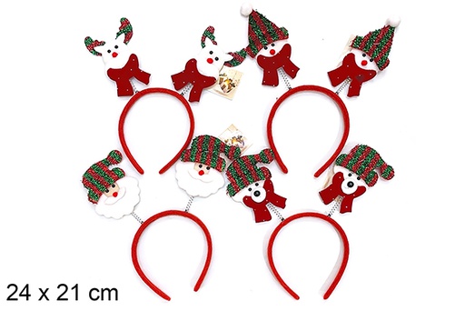 [123830] Bandeaux de Noël assortis 24x21 cm