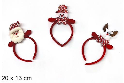 [123834] Cerchietti natalizi assortiti 20x13 cm