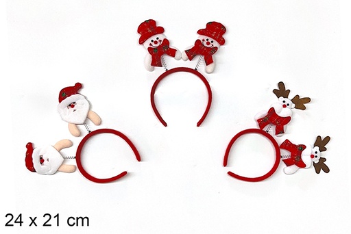 [123836] Assorted Christmas Headbands 24x21 cm