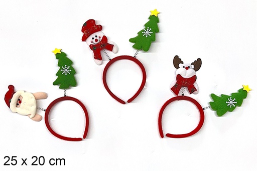 [123837] Bandeaux de Noël assortis 25x20 cm