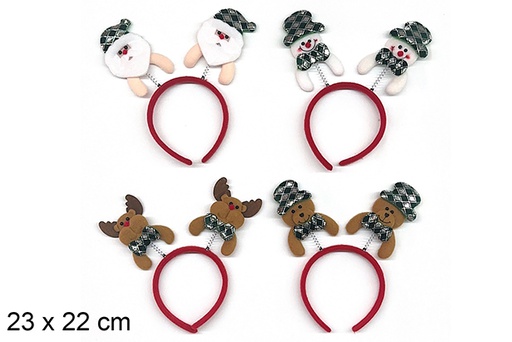 [123841] Bandeaux de Noël assortis 23x22 cm
