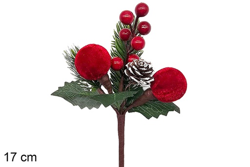 [123854] Ramo de Natal 17 cm