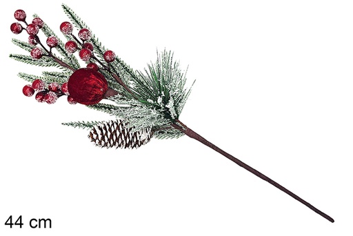 [123863] Rama nevada navidad 44 cm