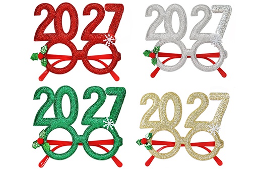 [123879] Verres assortis Noël 2027 16,2 x 13 cm