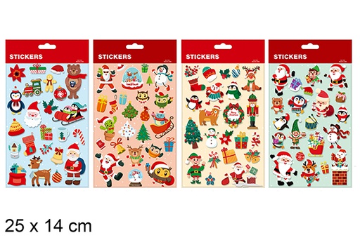 [123899] Adesivos decorativos de Natal 25x14 cm-1