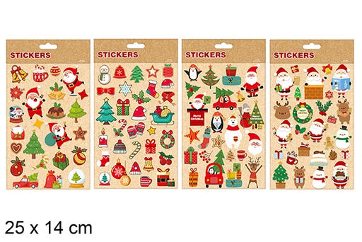 [123901] Autocollants décoratifs de Noël 25x14 cm-2