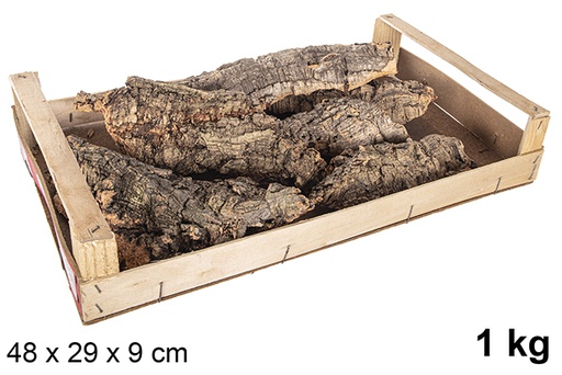 [102252] Écorce d'arbre en caisse en bois 1 kg