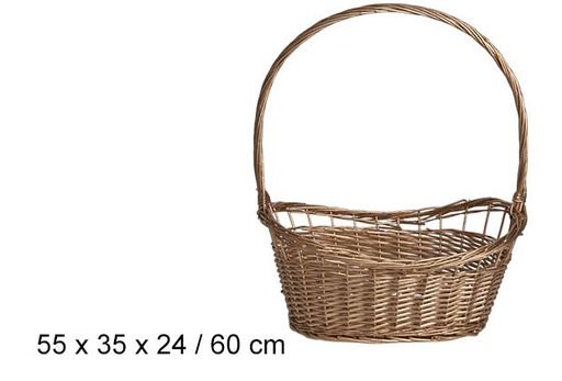 [103308] Cesta navideña oro 60 cm