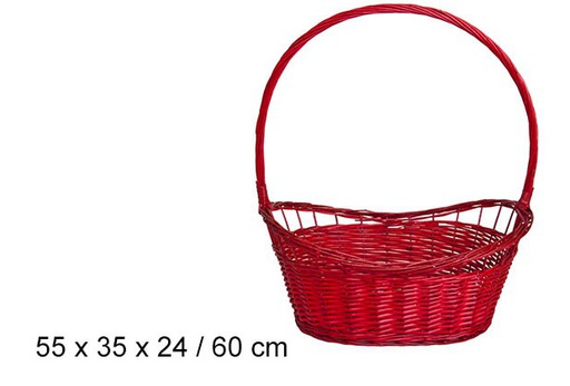 [103310] Cestino di Natale rosso 60 cm  