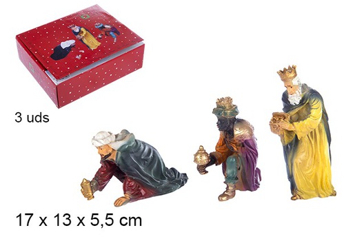 [103393] Adoration of the 3 Wise Men in resin 17 cm