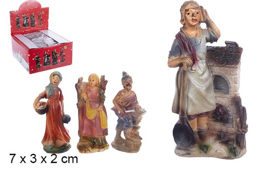 [103478] Figura del presepe in resina assortita - 4