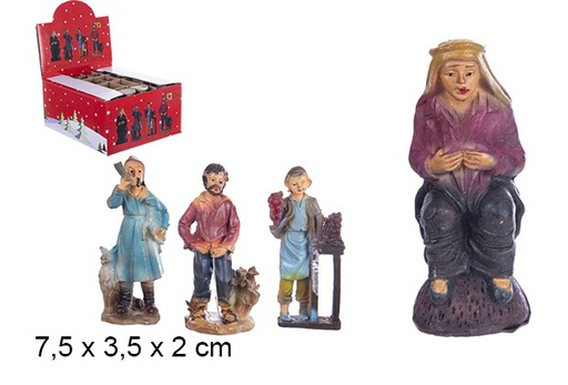 [103480] Figura del presepe in resina assortita - 6