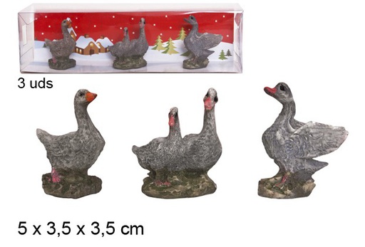 [103497] Pack 3 canards en résine