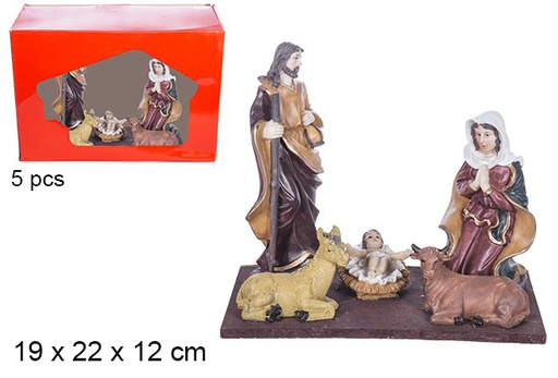 [103519] Nativity 5 pieces PVC box