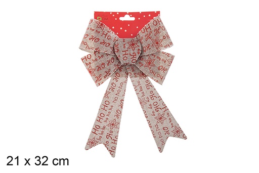 [103533] Lazo Navidad oro 21x32 cm