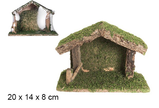 [103567] Cabaña madera 20x14x8 cm