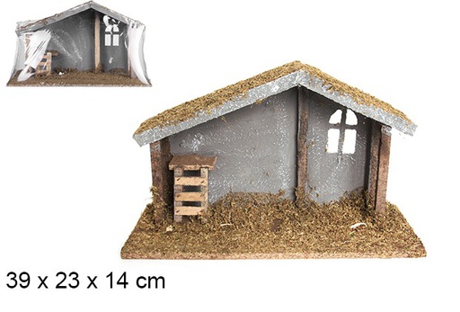 [103570] Cabaña madera 39x23x14 cm