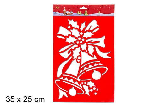 [103921] Christmas stencil to decorate 34x25 cm  