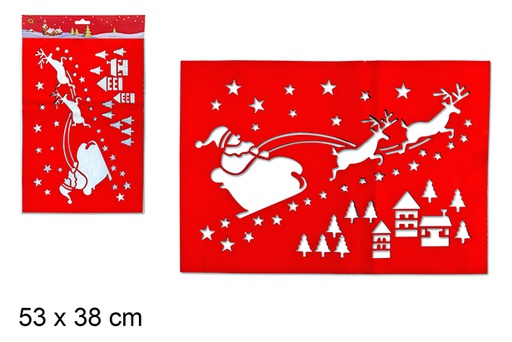 [103922] Christmas stencil to decorate 53x38 cm