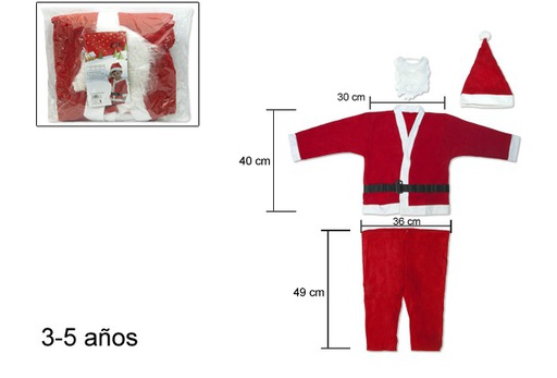 [103935] Santa Claus costume for children 3-5 years
