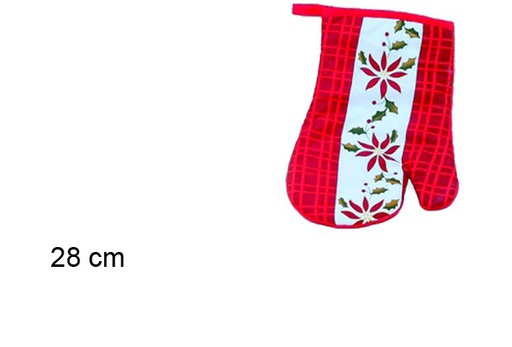 [104291] Christmas oven mitt 28 cm