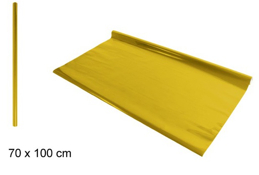 [104318] Carta da regalo metallizzata oro 70x100 cm