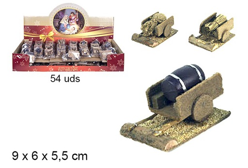 [104395] Loaded cart assorted models 9x6 cm