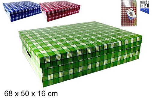 [079016] Caixa de papelão com cores sortidas 68x50 cm