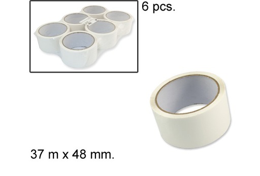 [091855] Precinto blanco 37mx48mm