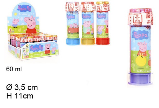[097208] TUBO POMPAS DE JABON PEPPA PIG 60 ML