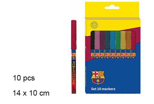 [097232] Pack 10 rotuladores F.C Barcelona