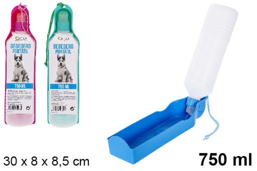 [100208] Abbeveratoio portatile per cani 750 ml