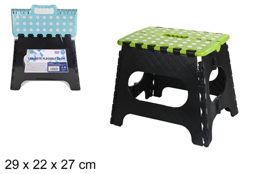 [100342] Banco de plástico dobrável sortido 29x22 cm