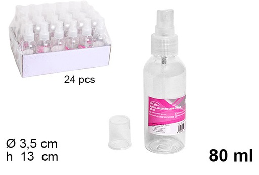 [100392] Botella pulverizador de viaje 80 ml