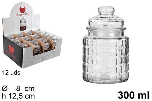 [100486] Hermetic glass jar Judy 300 ml